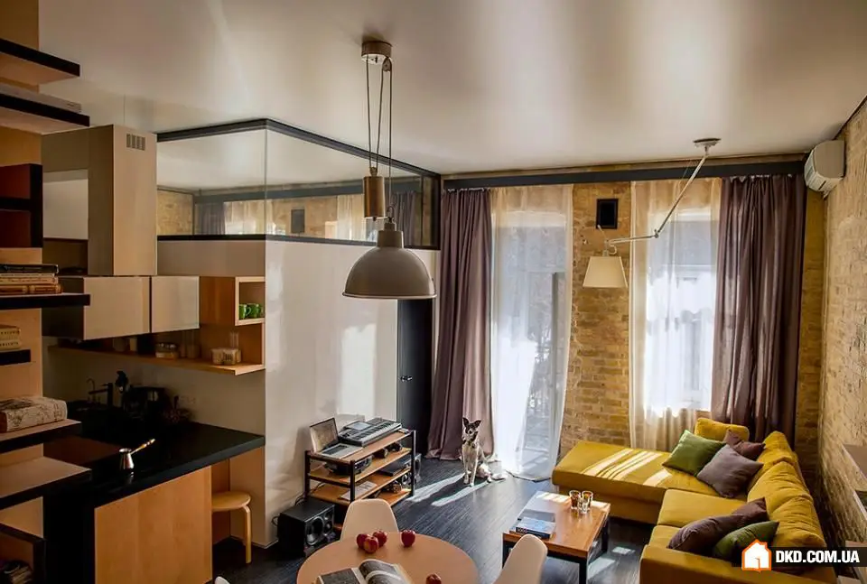 基辅两居室公寓的不寻常装修