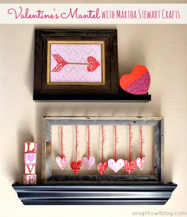 4. Decoración de chimenea para el Día de San Valentín