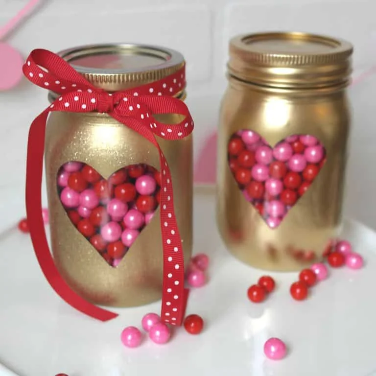 9. Jarrones DIY para el Día de San Valentín