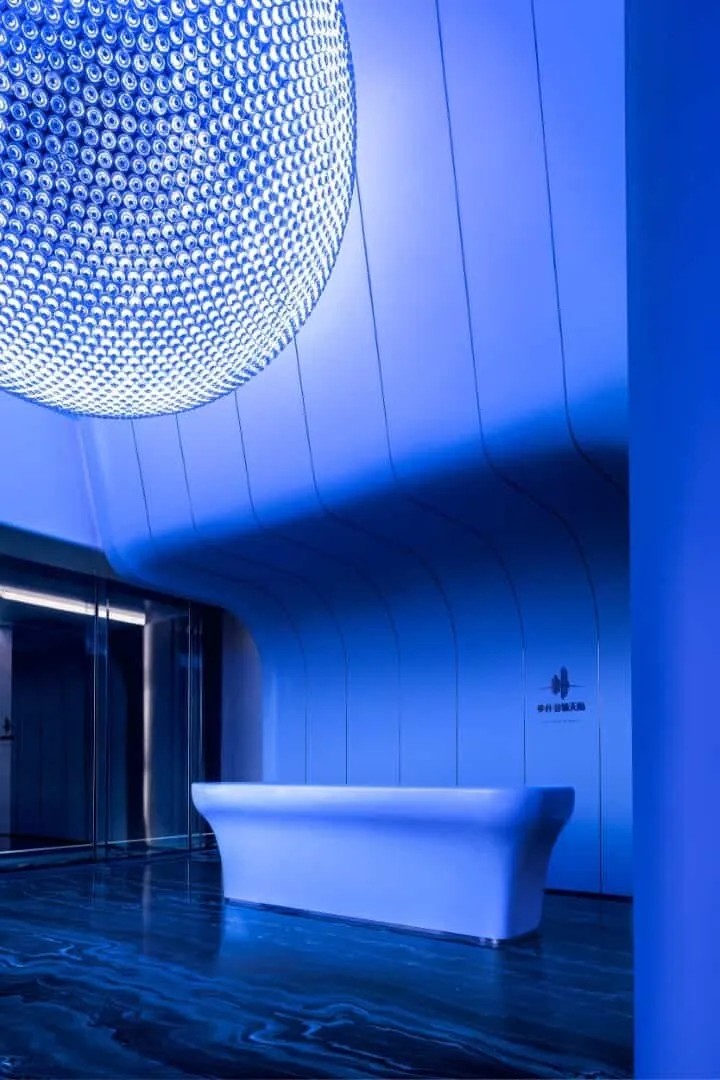 Verkaufsfläche Poly F.S. Skyline Garden in Dungwan, China Verkaufsfläche Poly F.S. Skyline Garden in Dungwan, China