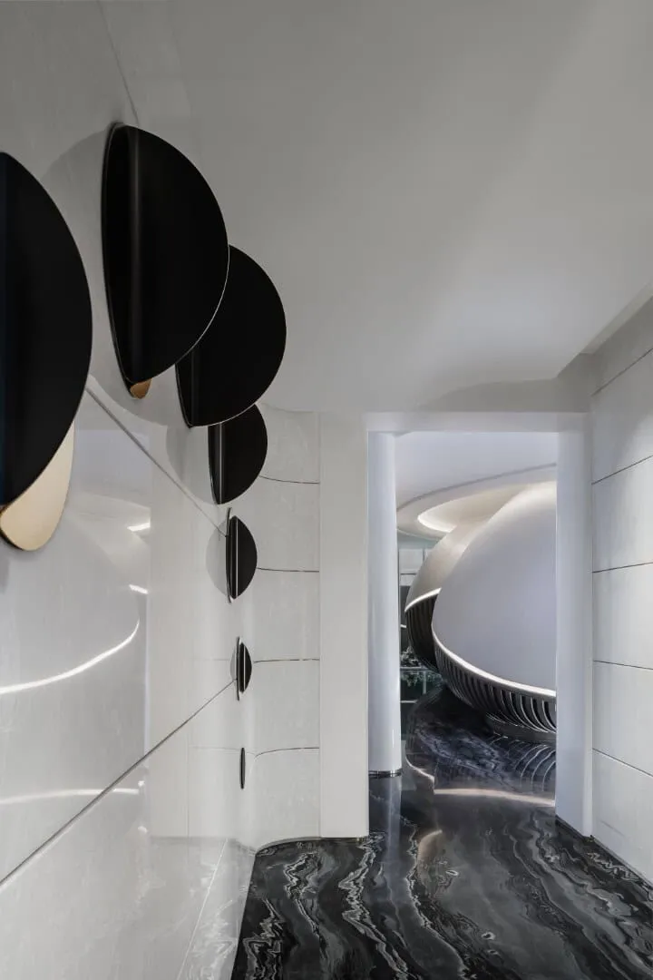 Verkaufsfläche Poly F.S. Skyline Garden in Dungwan, China Verkaufsfläche Poly F.S. Skyline Garden in Dungwan, China