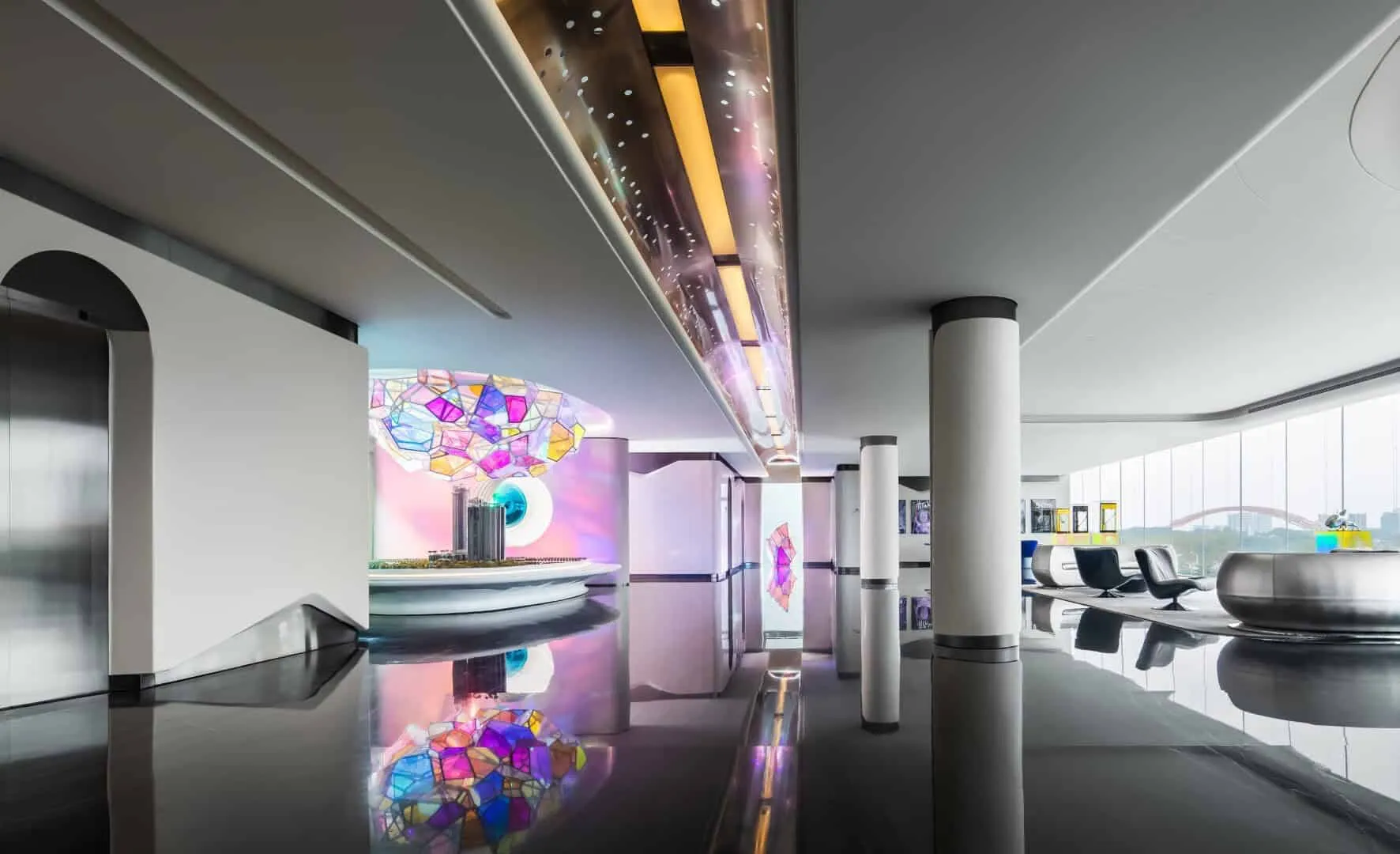 Verkaufsfläche Poly F.S. Skyline Garden in Dungwan, China Verkaufsfläche Poly F.S. Skyline Garden in Dungwan, China