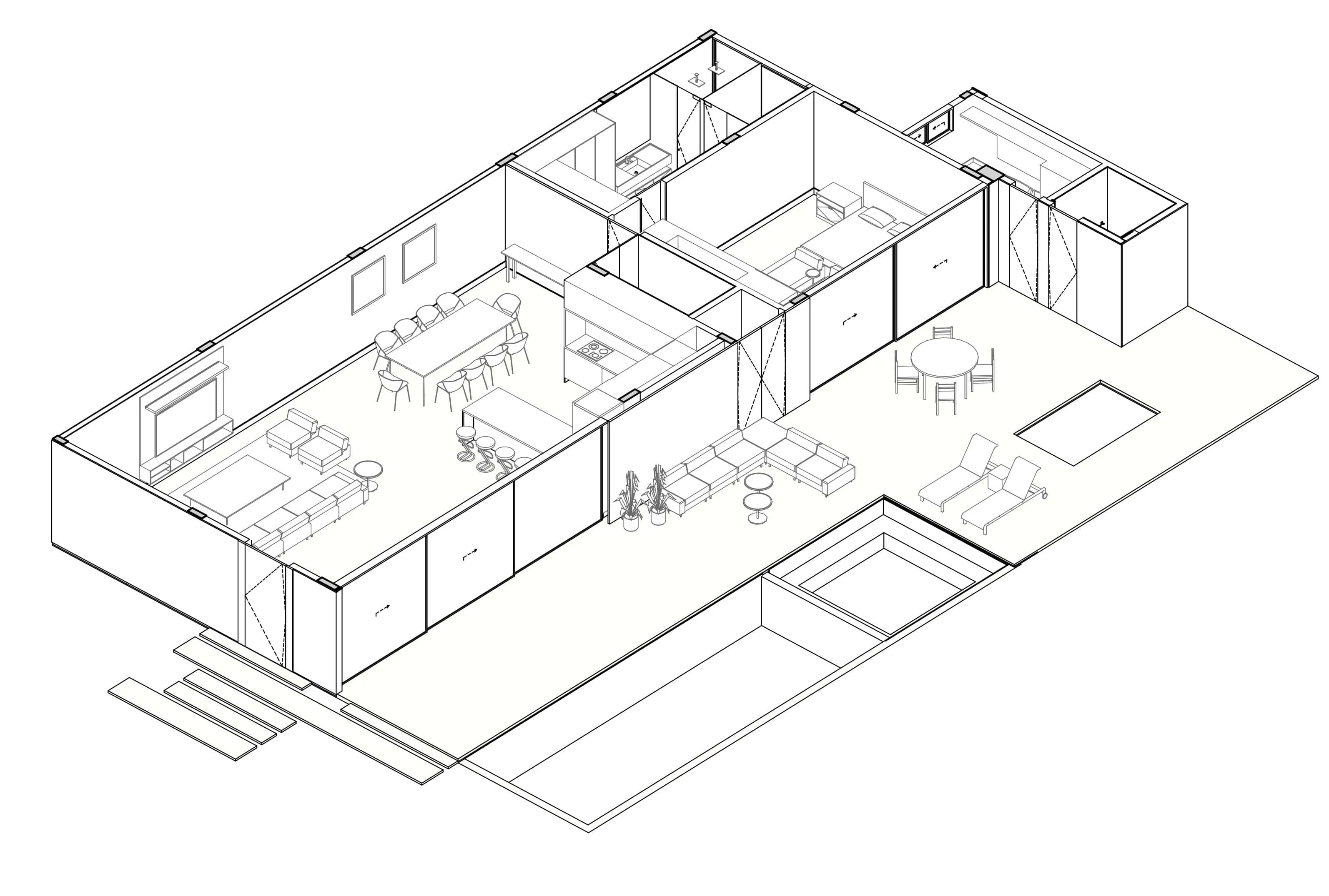 Loft RLO od ME Arquitetura w Brazylii Loft RLO od ME Arquitetura w Brazylii