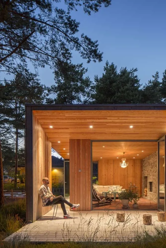 Villa Lungen by Johan Sundberg in Hollvik, Sweden