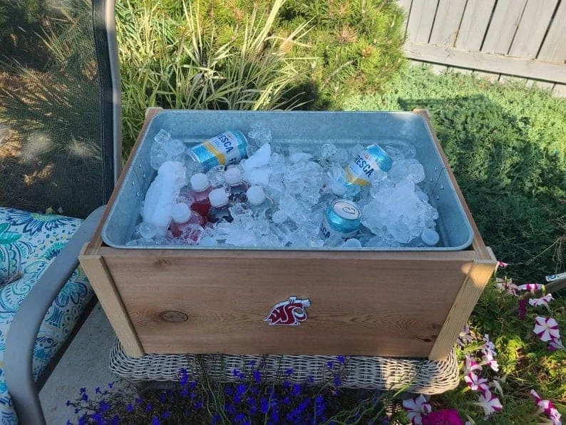 Tazón para bebidas envuelto en cedro