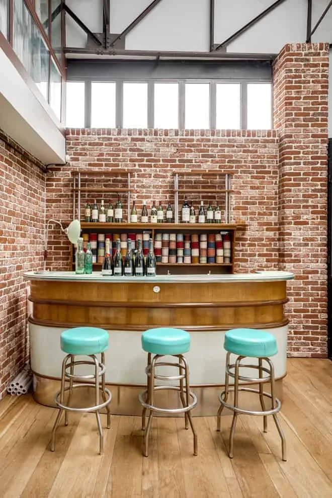 17. Industrial Home Bar