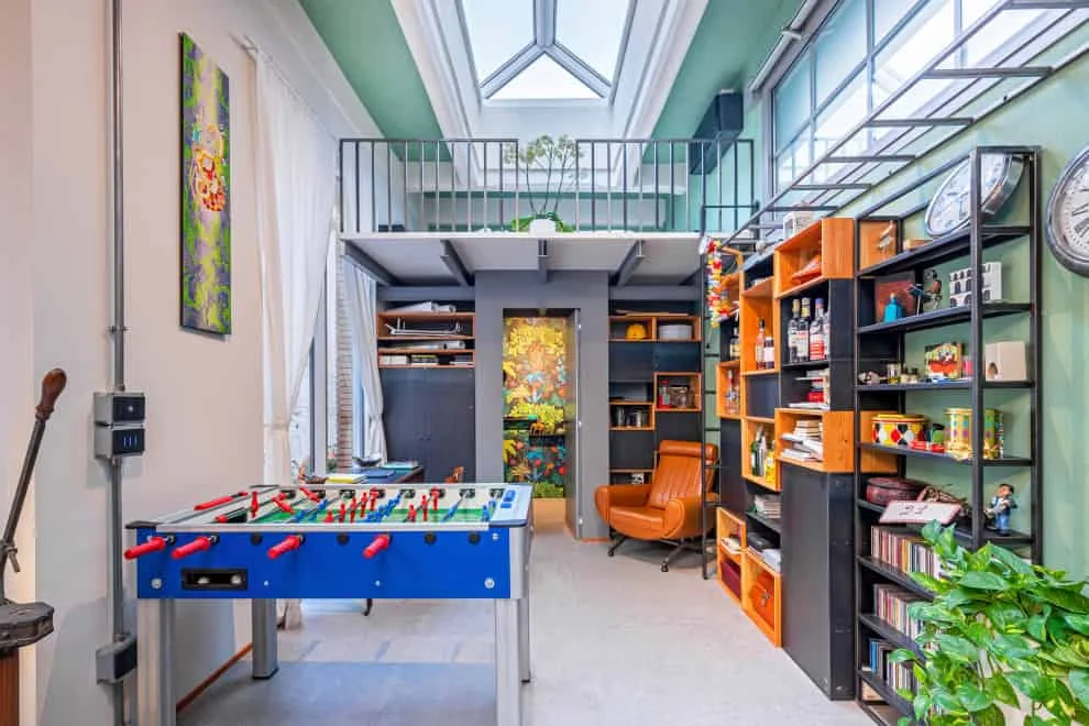 3. Loft industrial en patio