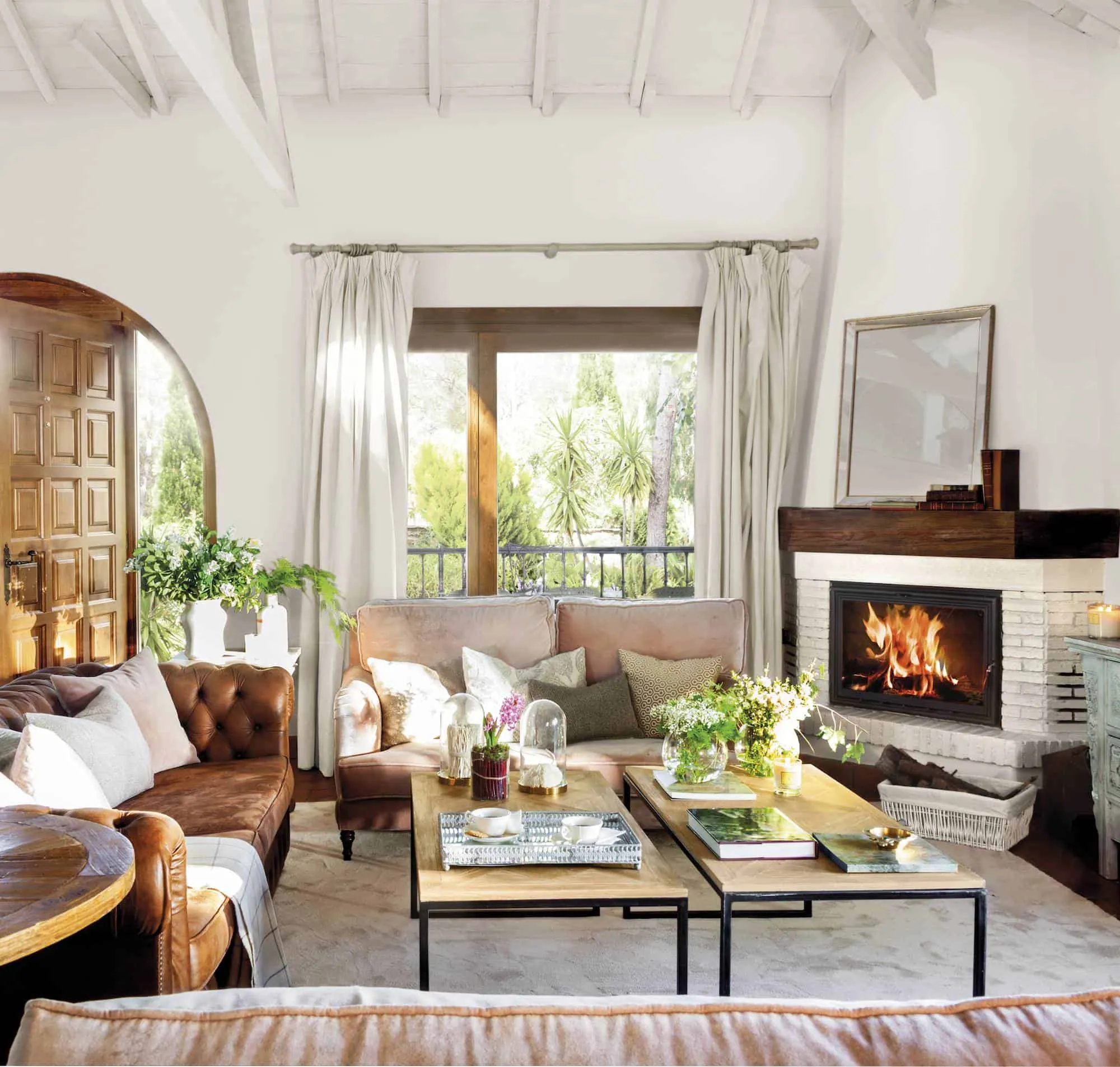 9. RUSTIC With a Fireplace