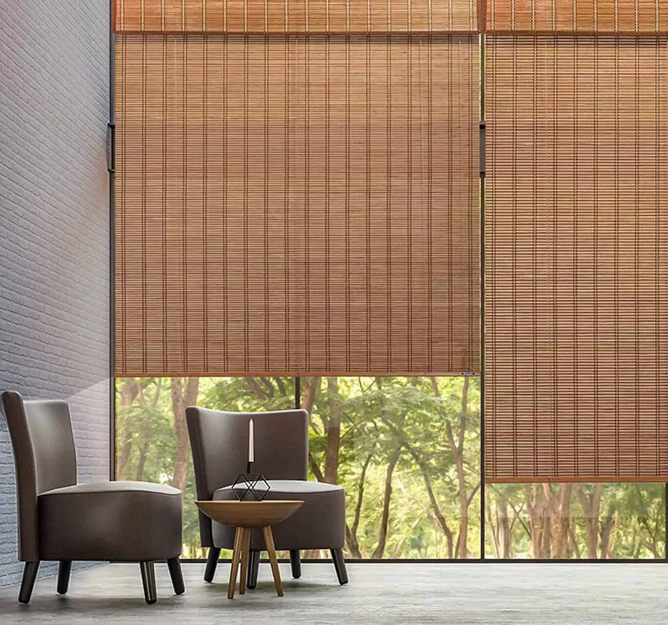 The Most Beautiful Protective Effect is Achieved with Bamboo Blinds
