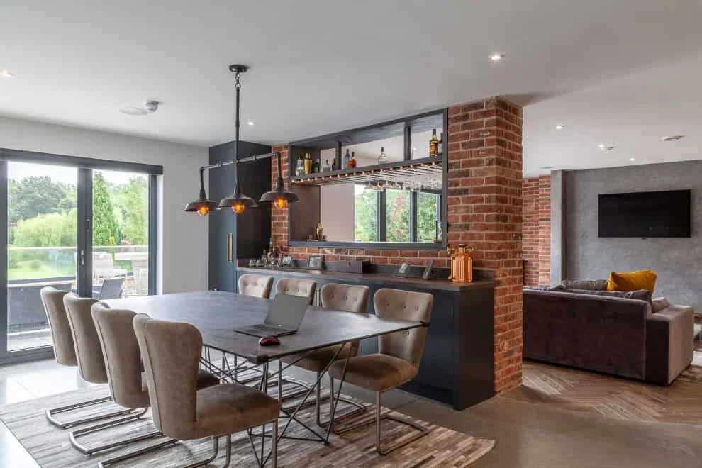 13. Interiores industriales de cocina a mano