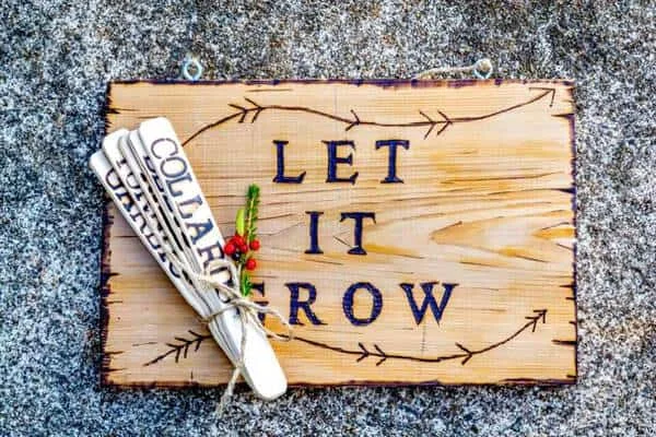 3. Señal y etiquetas con grabado