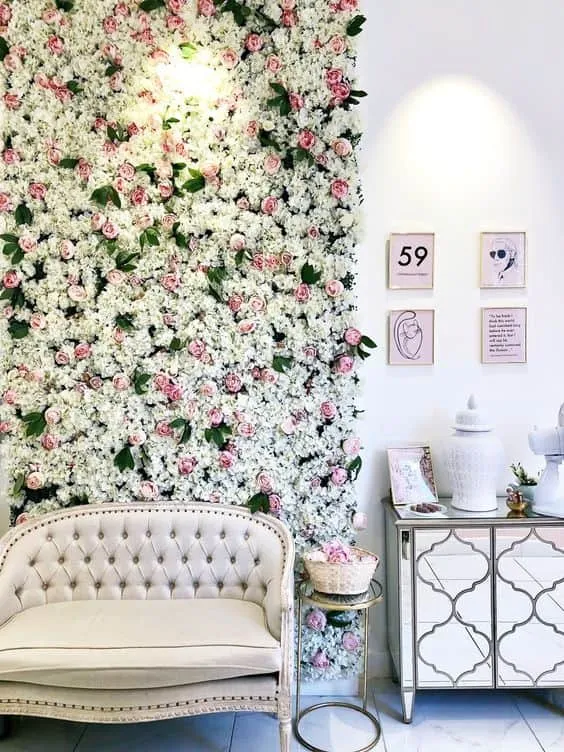 令人惊叹的花卉背景板，让人心生拥有一个回家的愿望