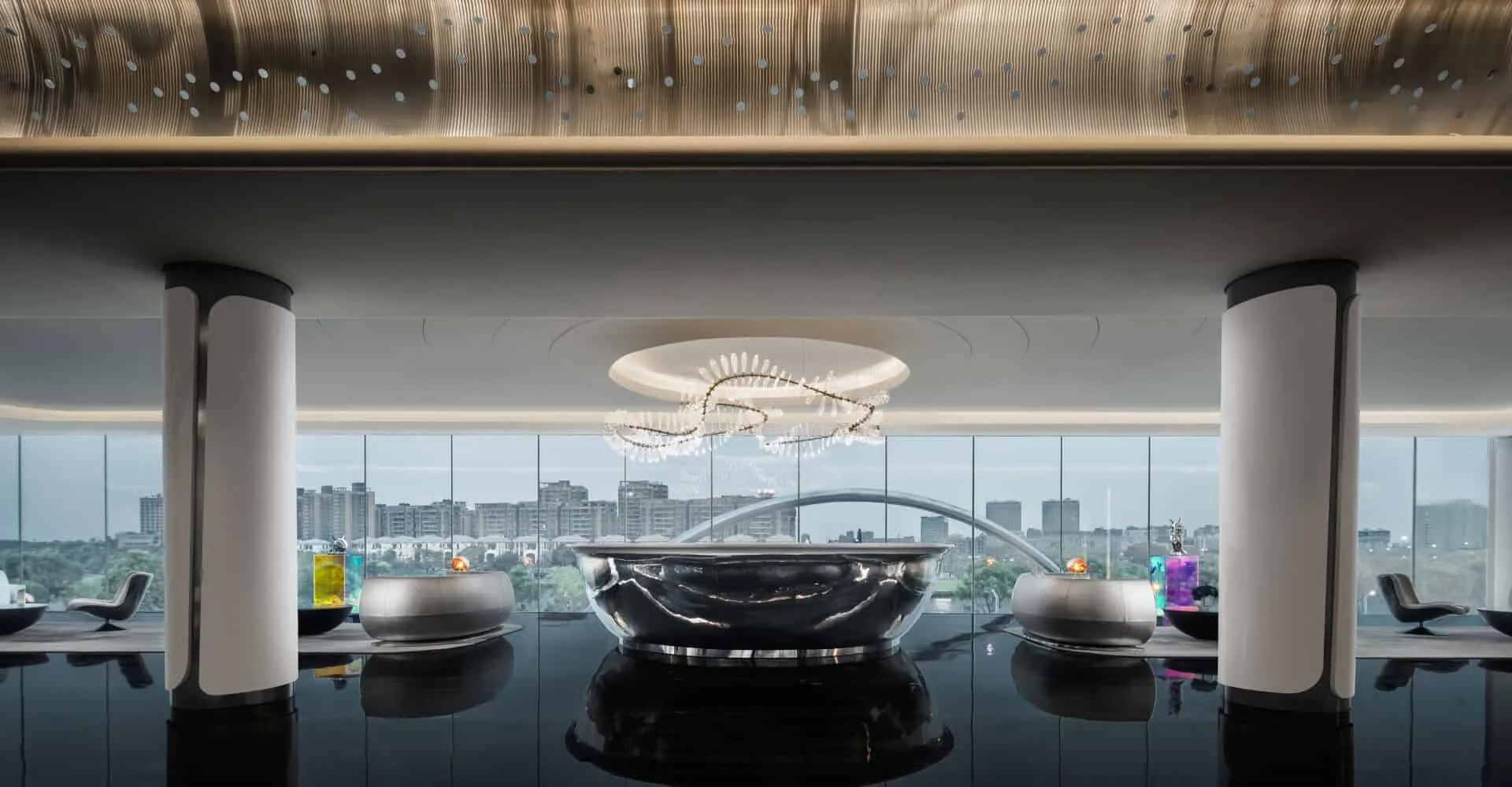 Verkaufsfläche Poly F.S. Skyline Garden in Dungwan, China Verkaufsfläche Poly F.S. Skyline Garden in Dungwan, China