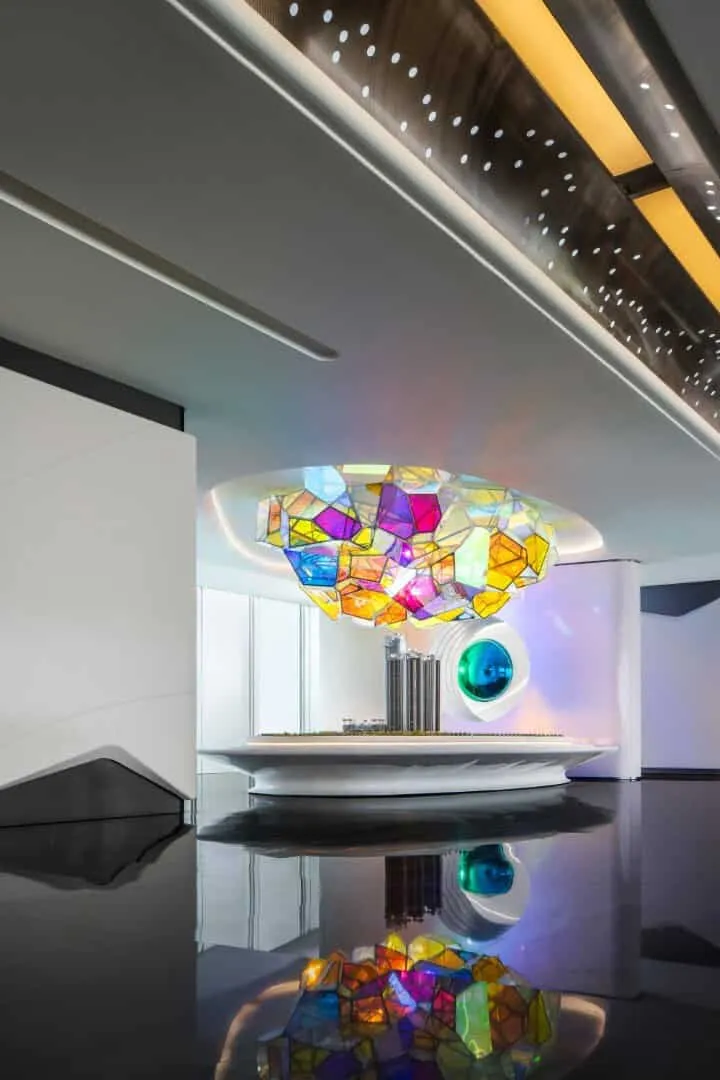 Verkaufsfläche Poly F.S. Skyline Garden in Dungwan, China Verkaufsfläche Poly F.S. Skyline Garden in Dungwan, China