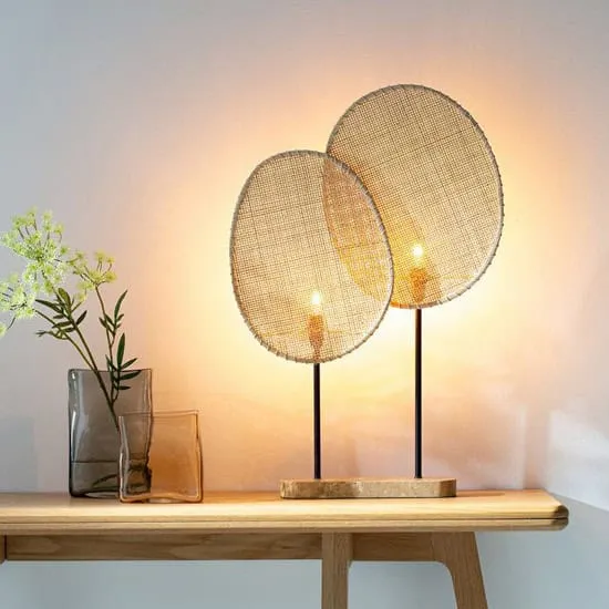 Rafia Lamp — Natural and Stylish