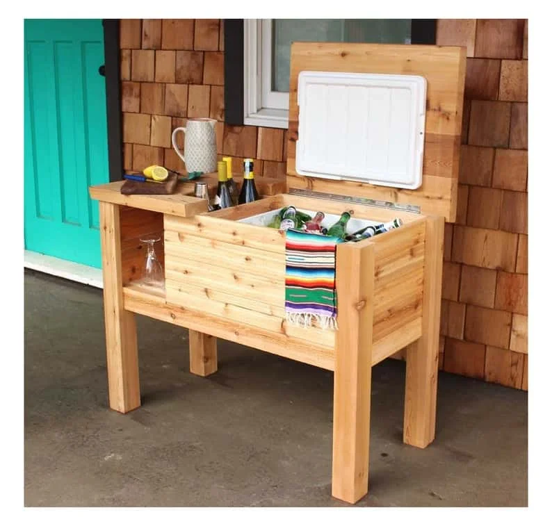 Refrigerador de cedro