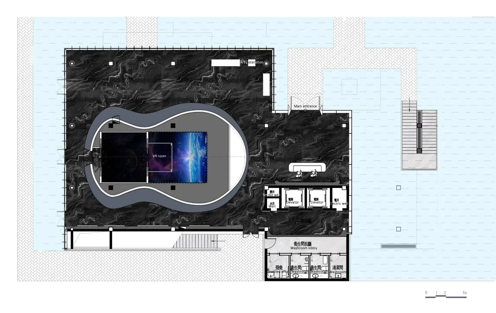 Verkaufsfläche Poly F.S. Skyline Garden in Dungwan, China Verkaufsfläche Poly F.S. Skyline Garden in Dungwan, China