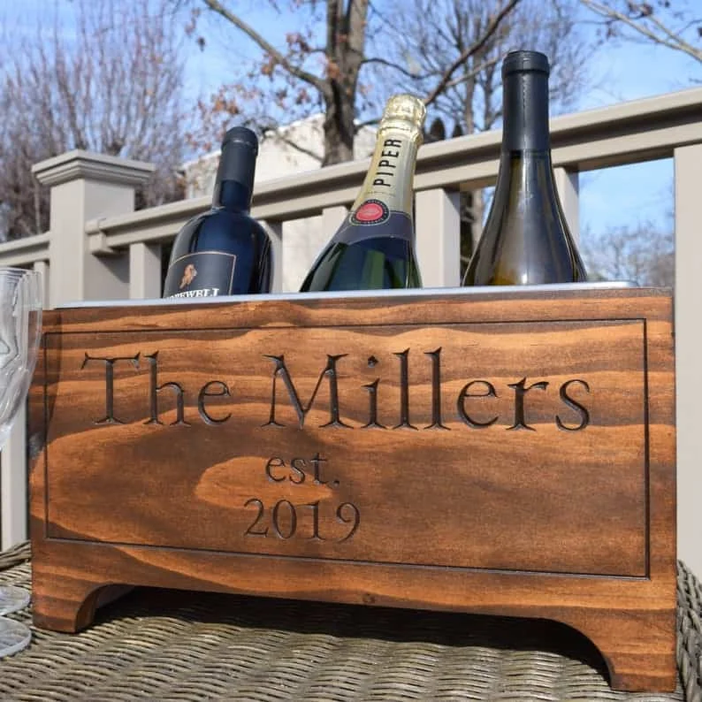 Refrigerador de vino y copa de hielo