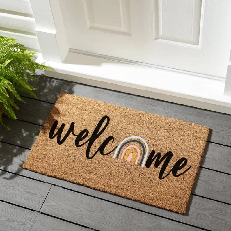 12. Alfombra arcoíris verano