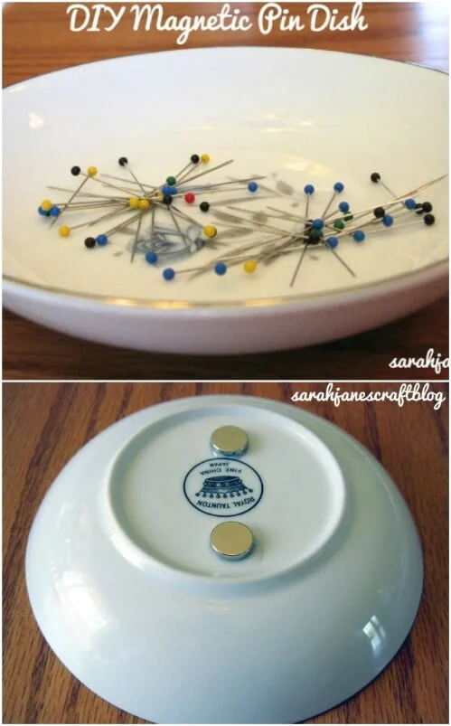 6. Bandeja magnética para alfileres