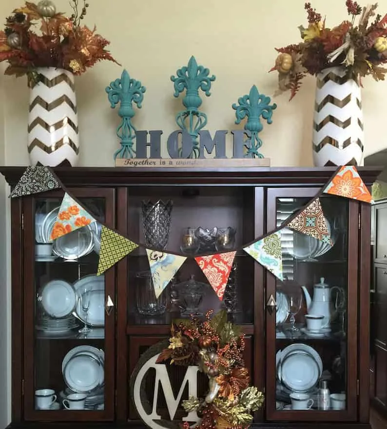 9. 带秋花的横幅