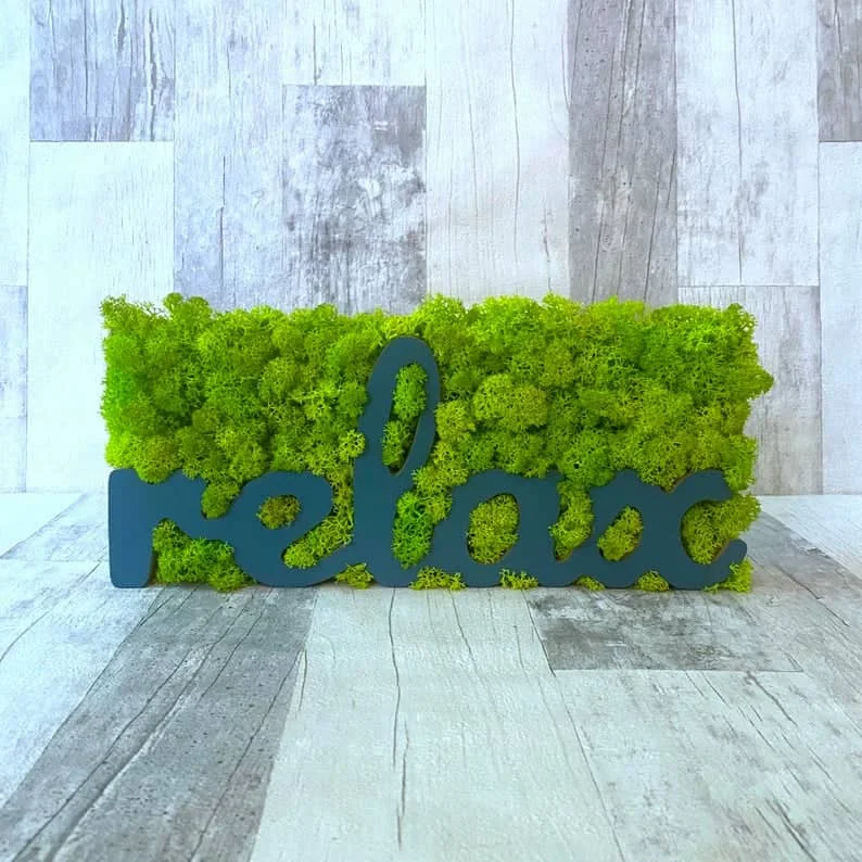 16. 绿色苔藓装饰