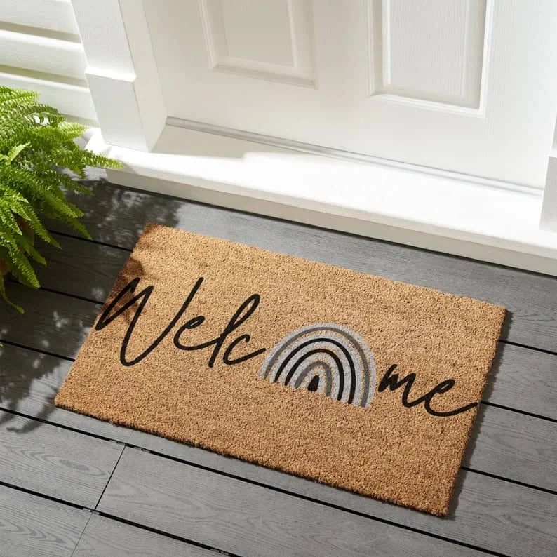 10. Bienvenido, alfombra arcoíris