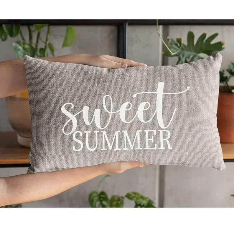 6. Almohada acogedora para el exterior en verano