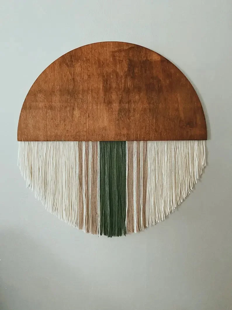 5. Decoración de pared boho
