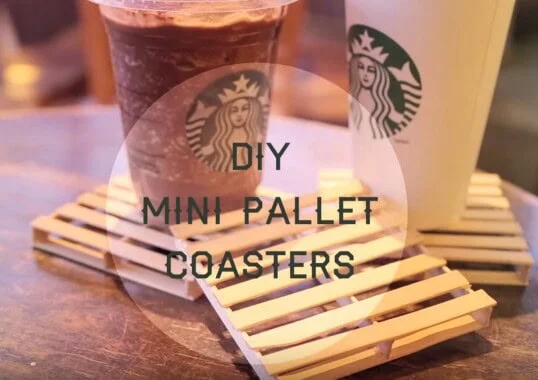 4. DIY Mini Stands from Pallets