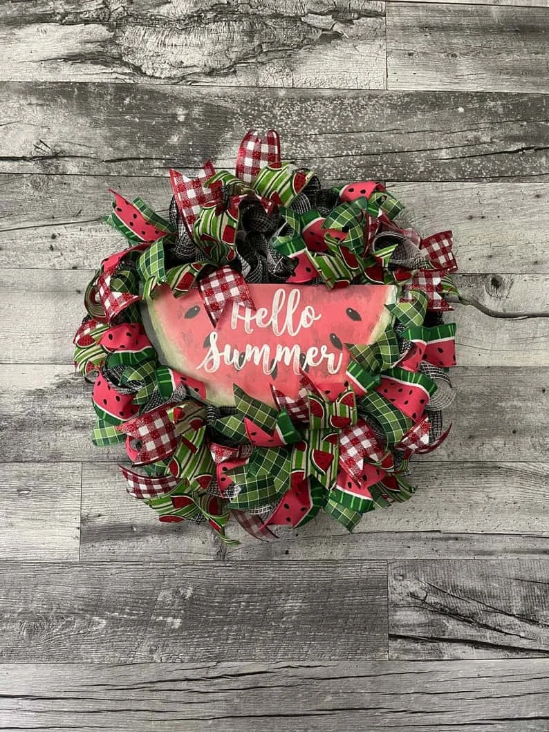 9. 欢迎夏日西瓜篮子