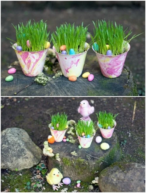 8. Soportes de mármol DIY