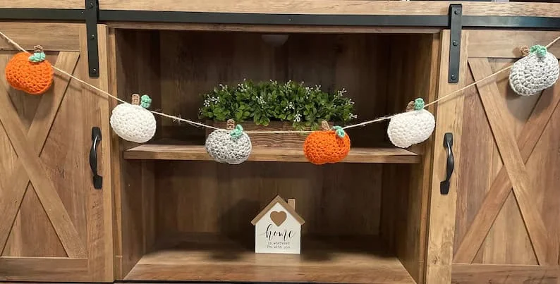 10. 带南瓜的彩灯