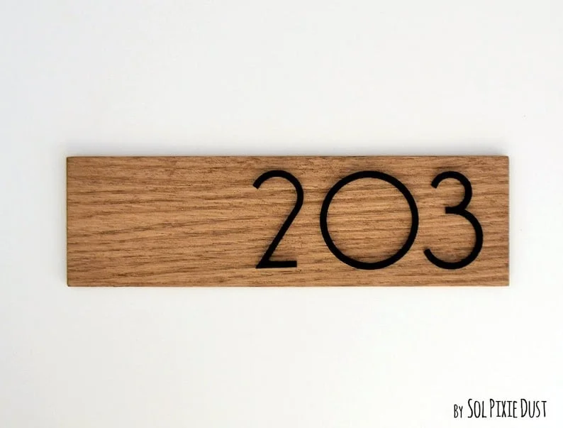 8. Números modernos de casa