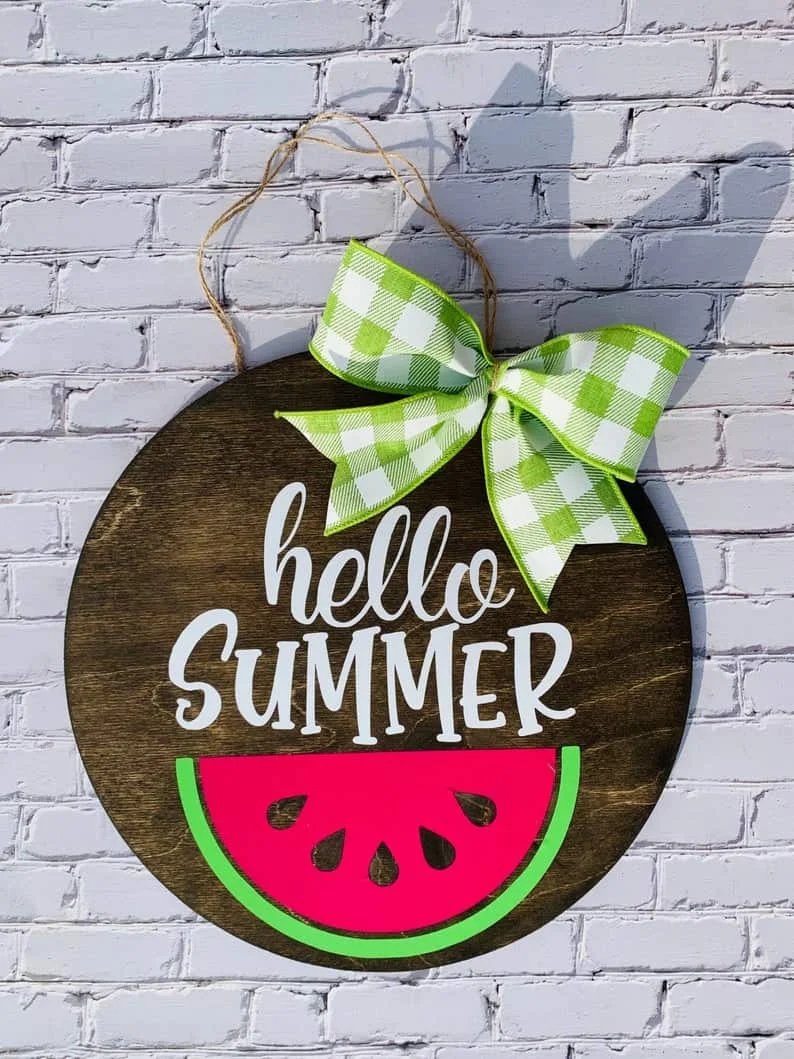 10. 欢迎夏日门挂饰