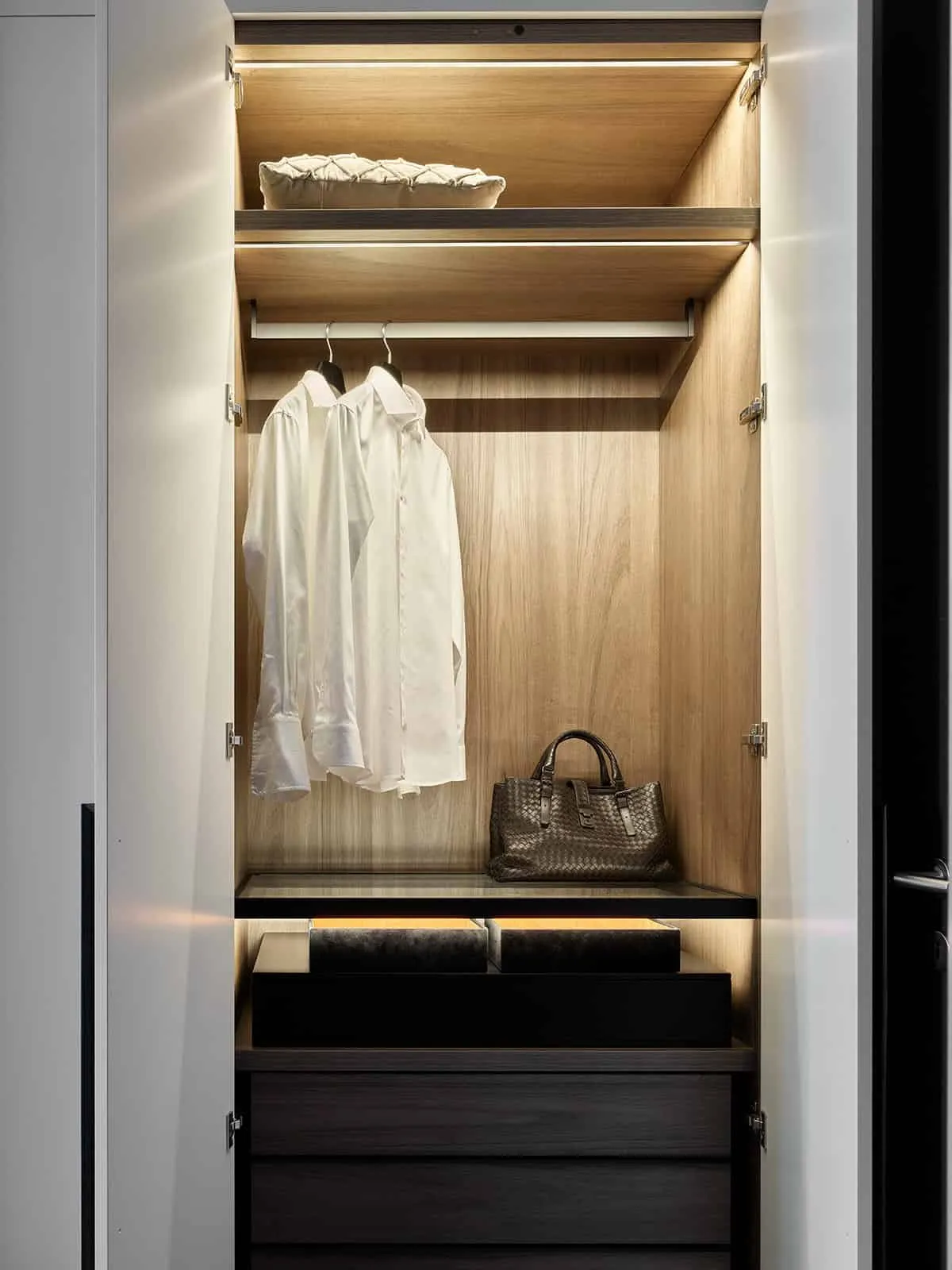 Neva Towers Apartment Restoration by INRE Studio in Moscow, Russia