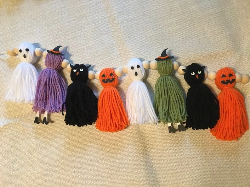 5. 万圣节睡袍花环