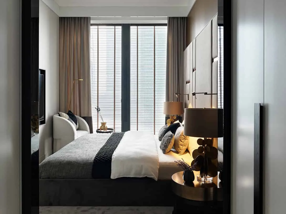 Neva Towers Apartment Restoration by INRE Studio in Moscow, Russia