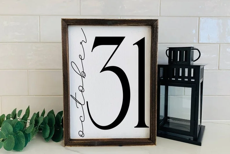 15. Хеллоуїнський знак від 31 жовтня