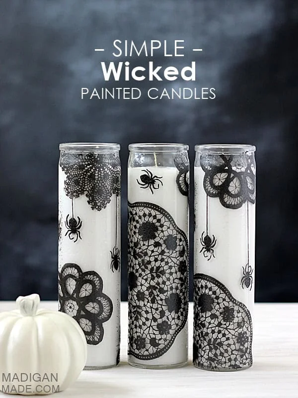 2. VELAS PINTADAS DIY SIMPLES