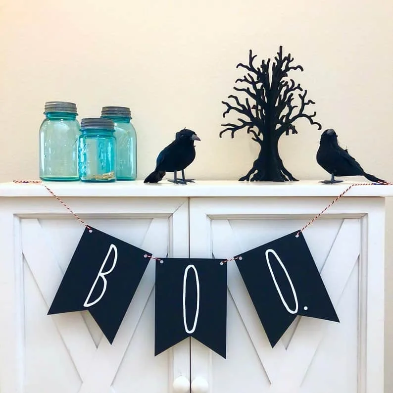 18. Rae Dunn风格万圣节横幅