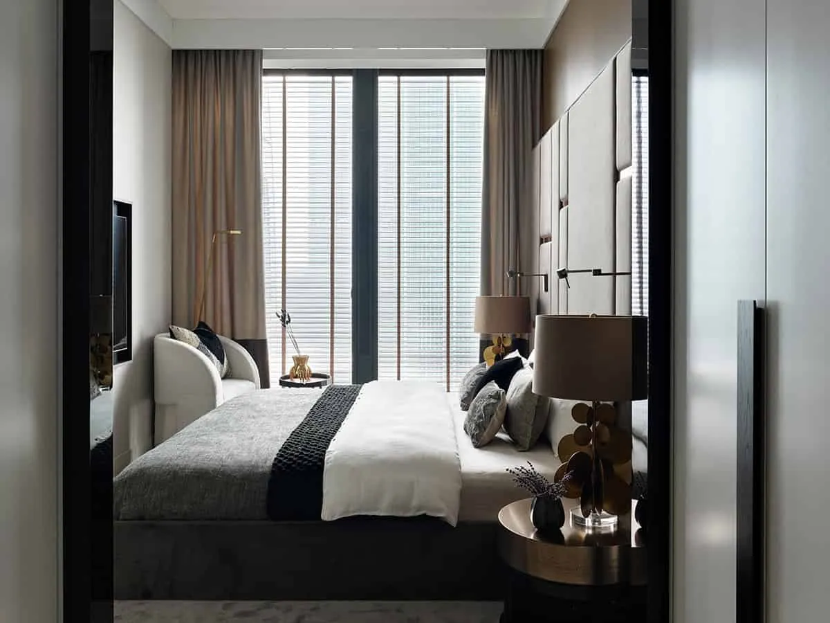 Neva Towers Apartment Restoration by INRE Studio in Moscow, Russia