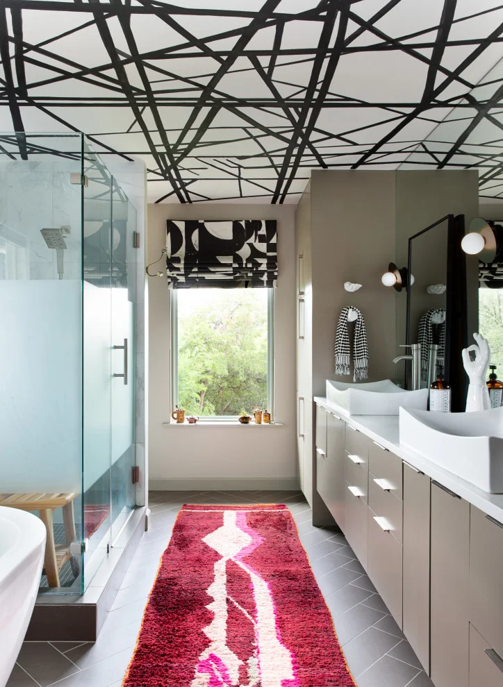 14. Eklektisches Badezimmer