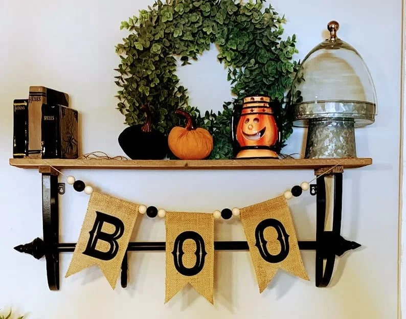 17. 帆布材质万圣节横幅