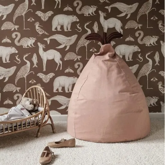 Pear-shaped pouf - the perfect universal seat