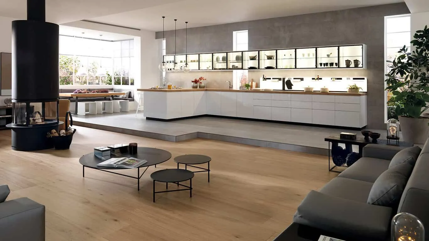 客厅与厨房一体化设计的灵感创意