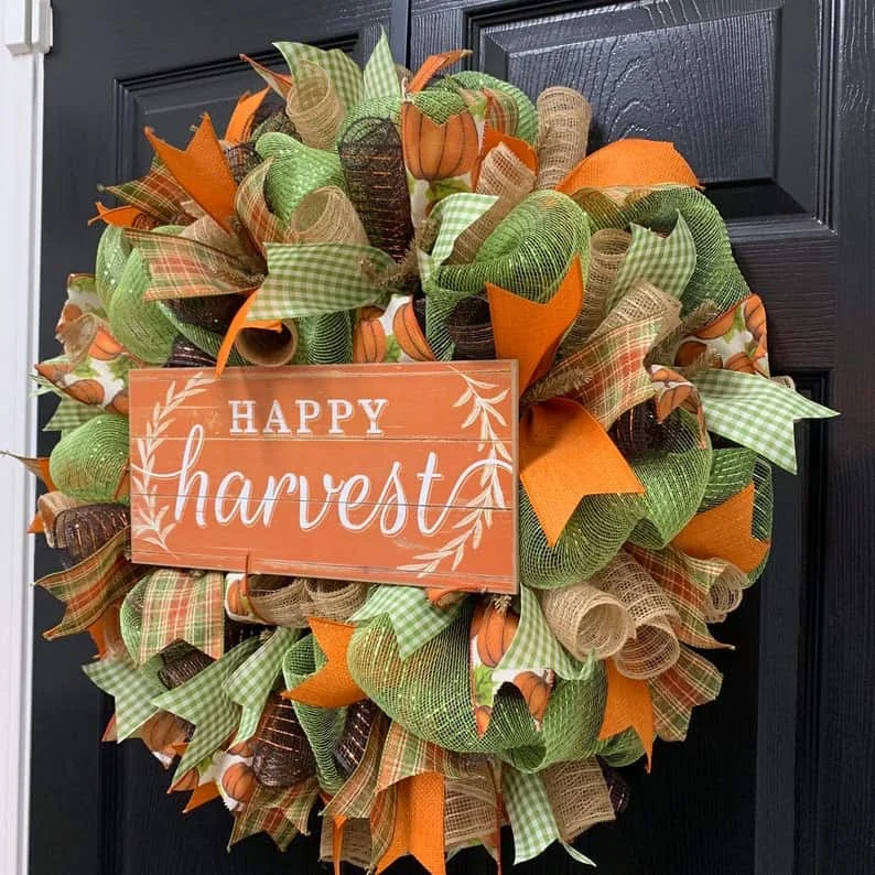 16. Harvest Joy Wreath