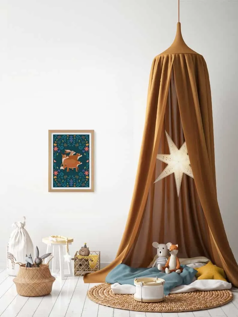 如何在儿童房里添加魔法森林