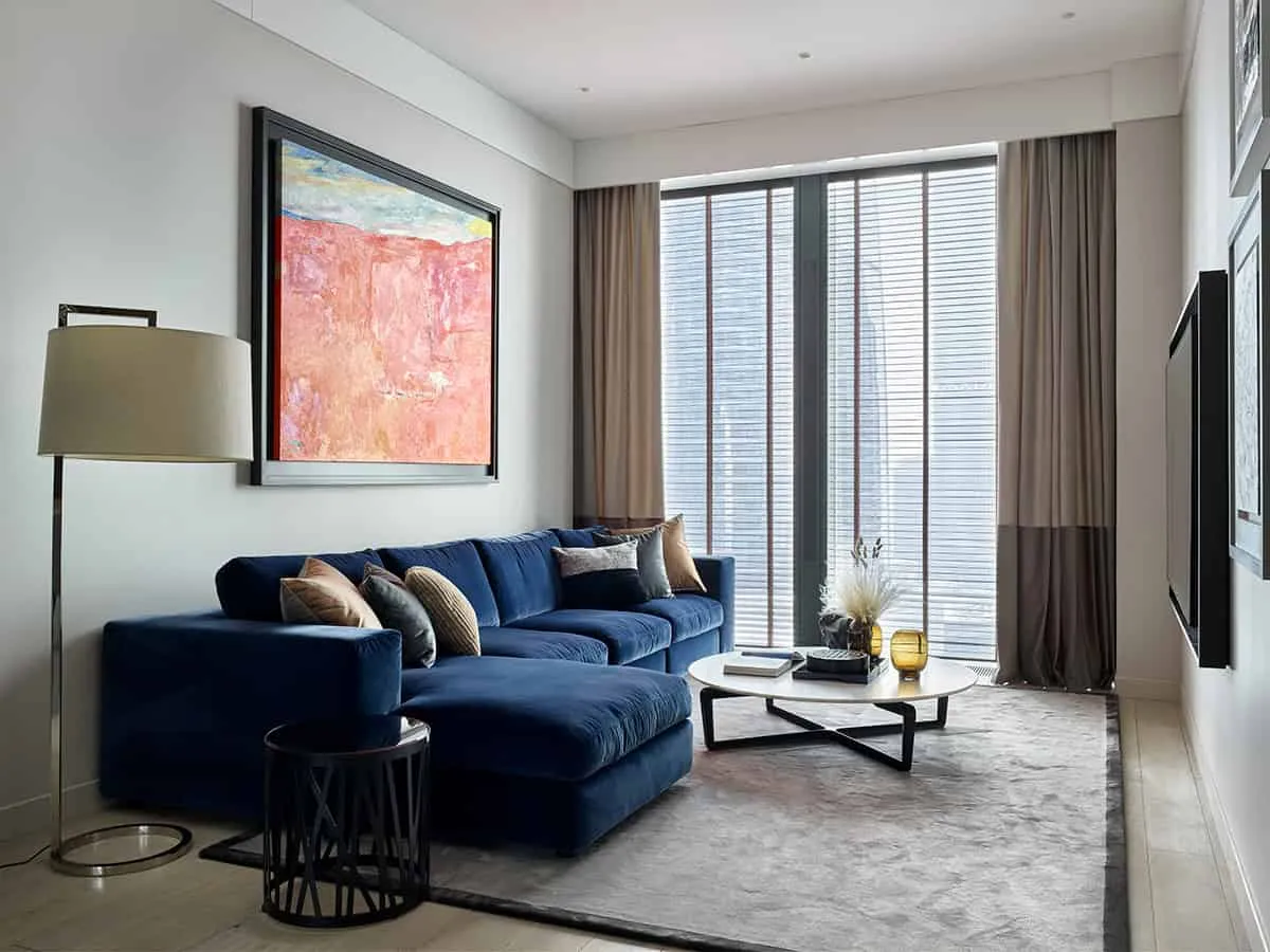 Neva Towers Apartment Restoration by INRE Studio in Moscow, Russia