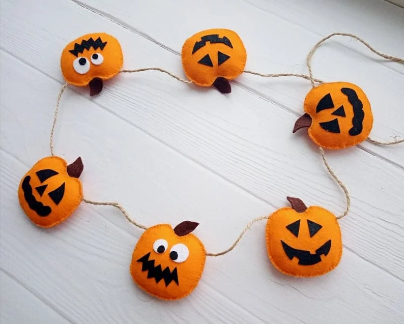 14. 万圣节南瓜花环